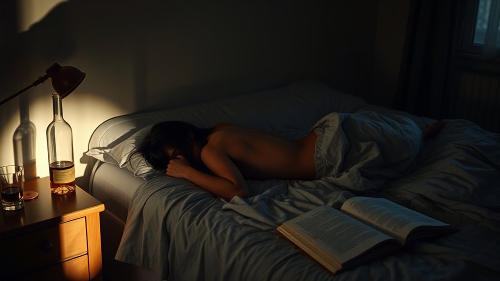 alcohol disrupts sleep quality