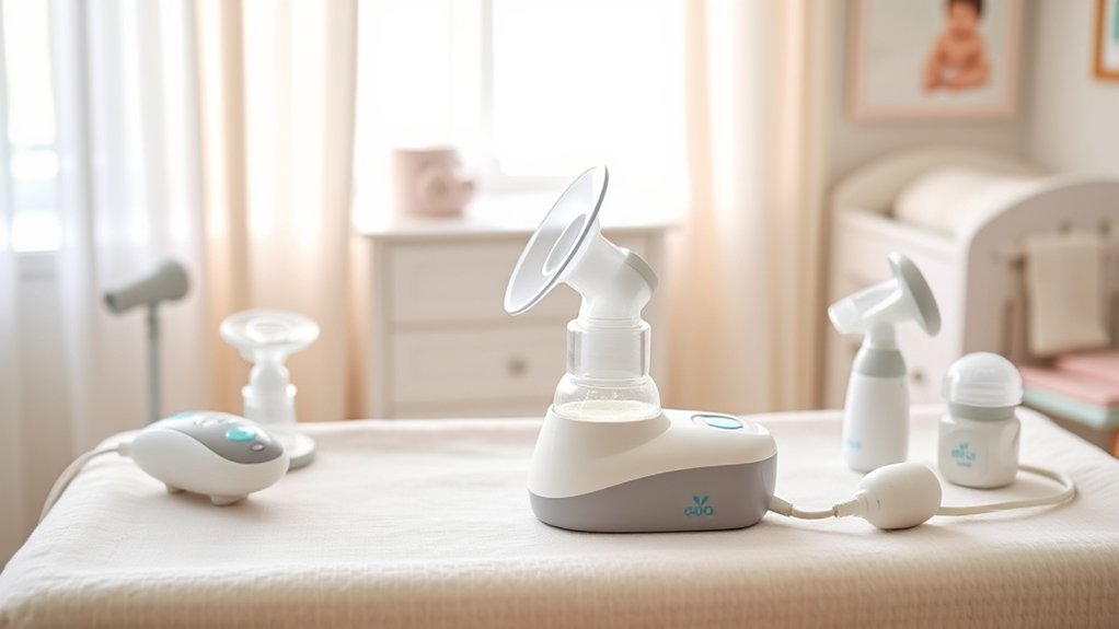 breast pump types overview