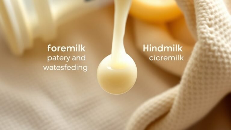 breastfeeding milk composition differences