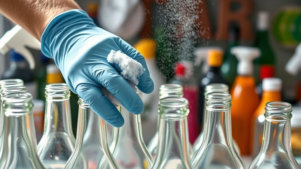 cleaning bottles risks factors