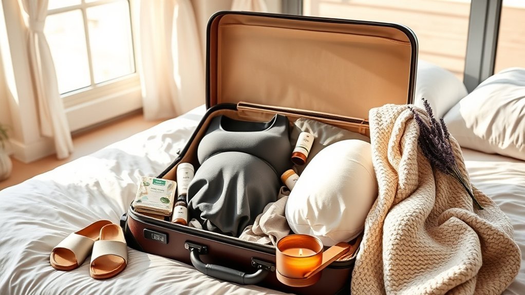 comfortable babymoon packing essentials