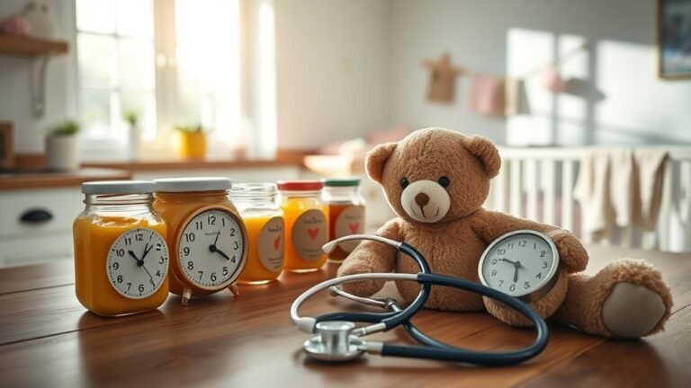 feeding schedules and doctor consultations