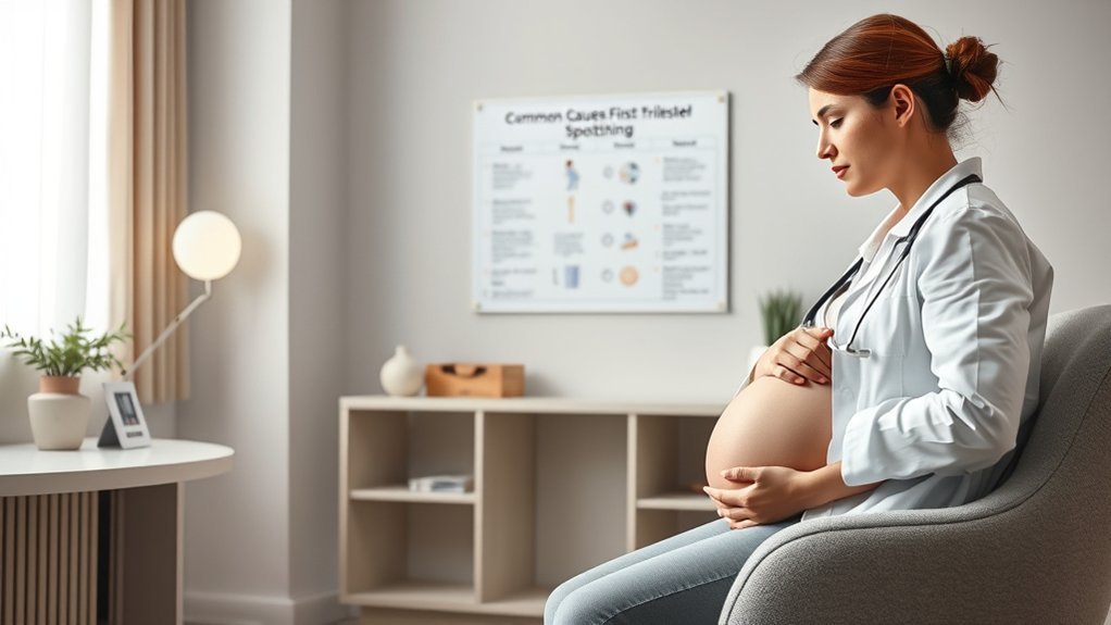 first trimester spotting causes