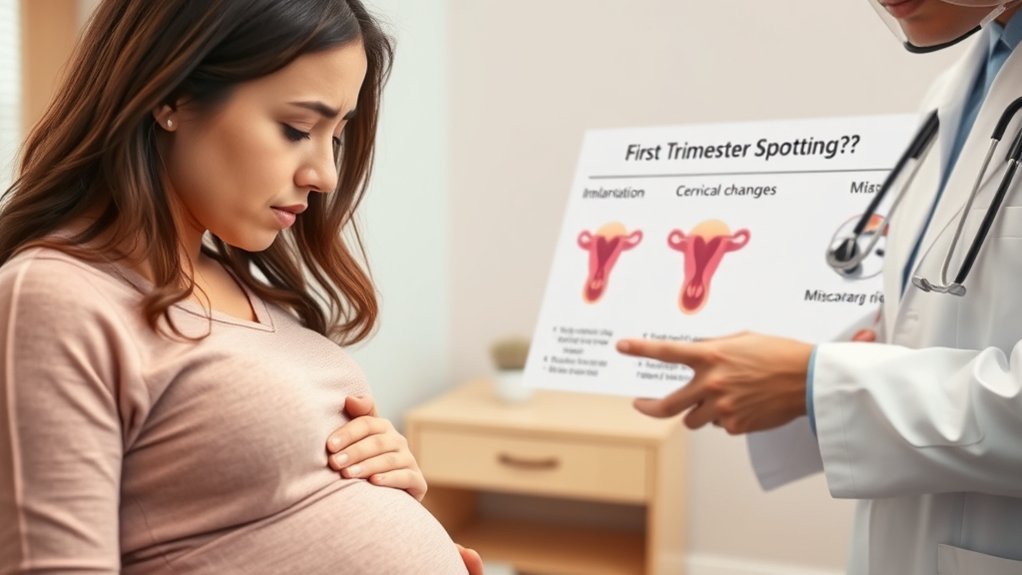 first trimester spotting causes
