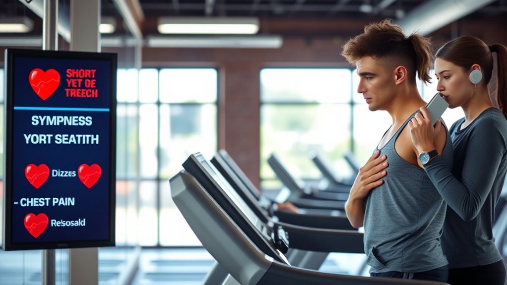 heart symptoms during exercise