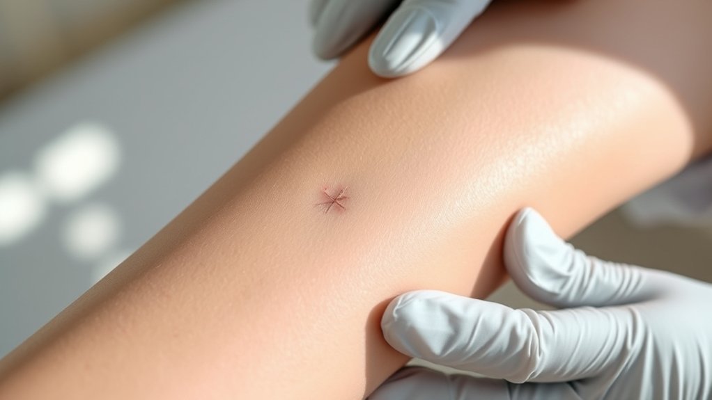 minimize scarring after stitches