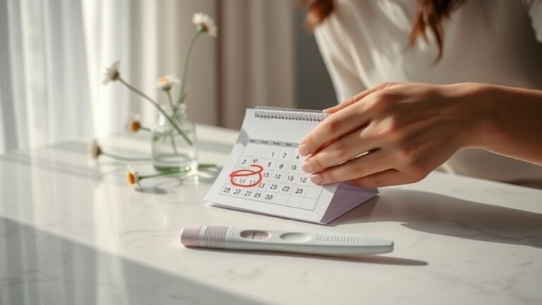 missed period symptoms overview