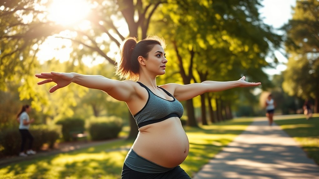 moderate exercise benefits pregnancy