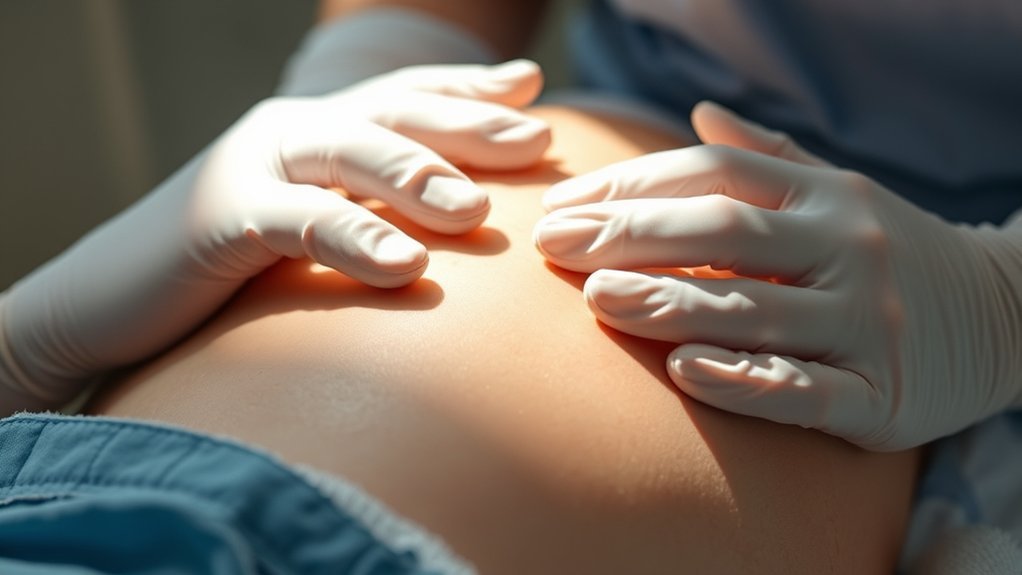 monitor healing for complications