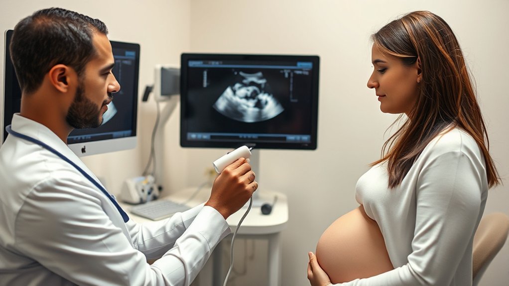 non invasive ultrasound measurement procedure
