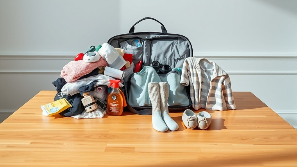 pack only essential items