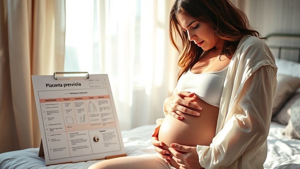 placenta previa symptom awareness