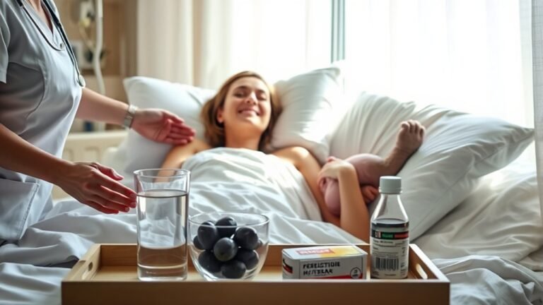 post c section bowel care