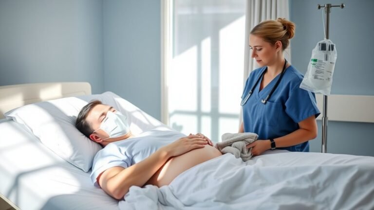 post operative gas discomfort