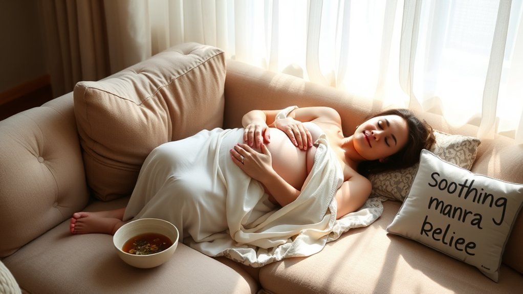 pregnancy cramping relief options