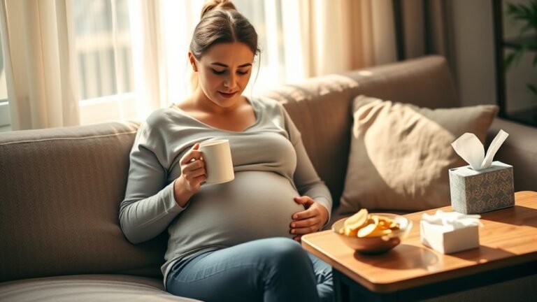 pregnancy hiccups and sneezing relief