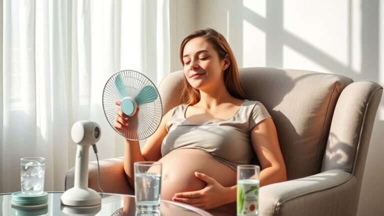 pregnancy overheating treatment advice