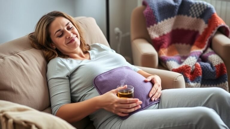 pregnancy post operative gas pain relief