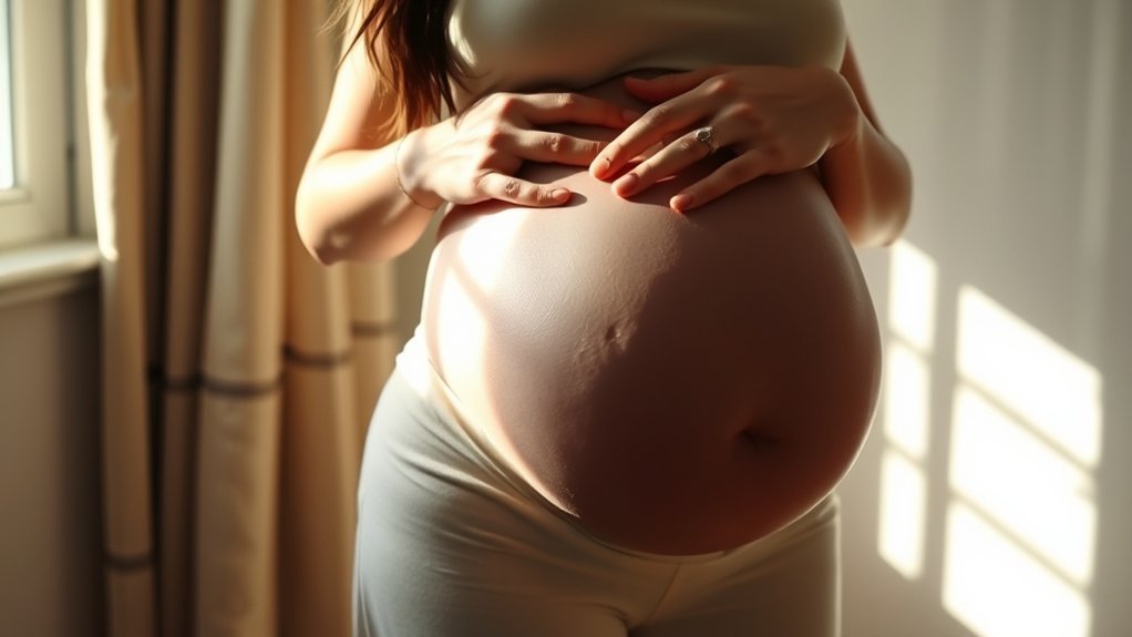 pregnancy related edema locations identified