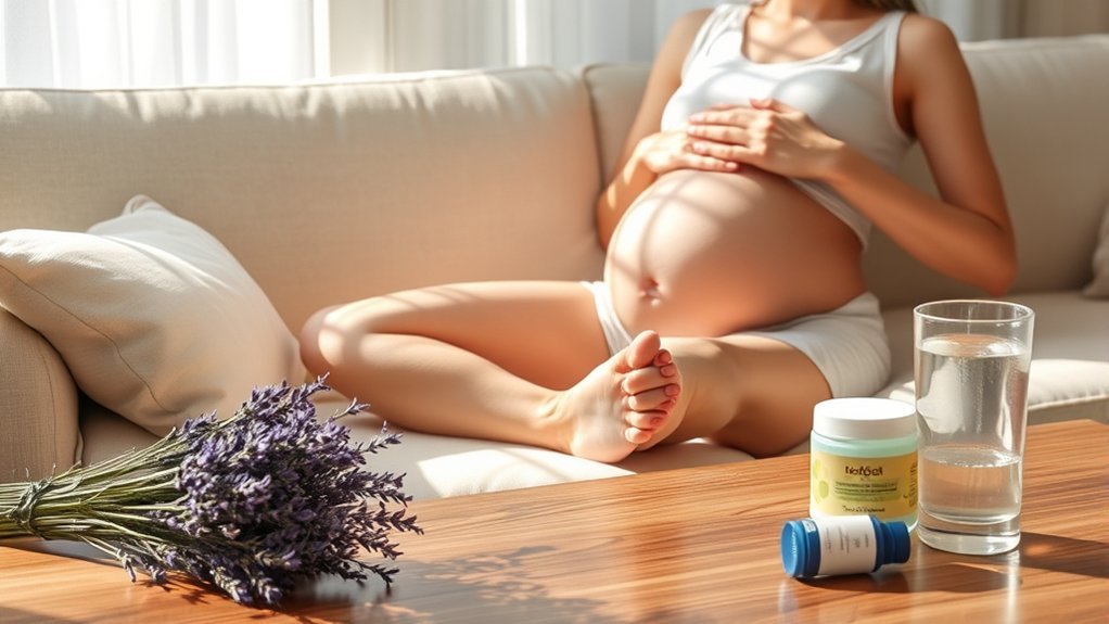 pregnancy related swelling relief