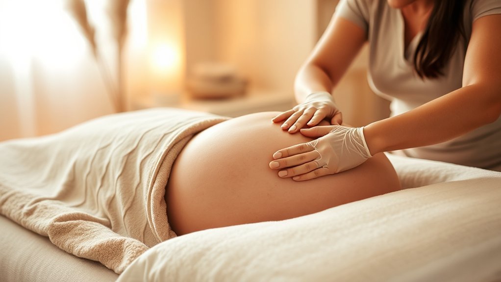 pregnancy scar massage therapy