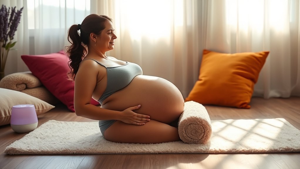 pregnancy tummy time tips