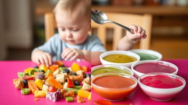 purees versus baby led weaning