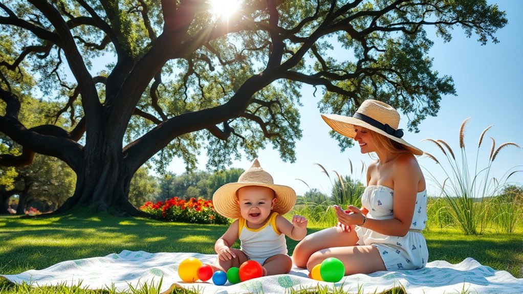 safe outdoor activities baby
