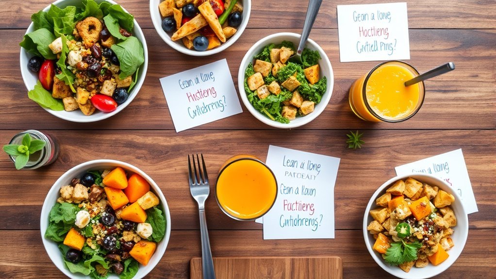sample meal plan questions