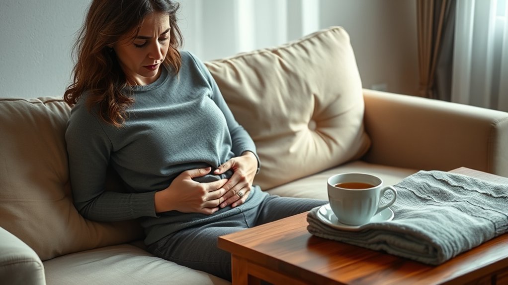sharp abdominal pain during pregnancy