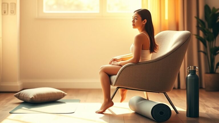 sitting safely without support