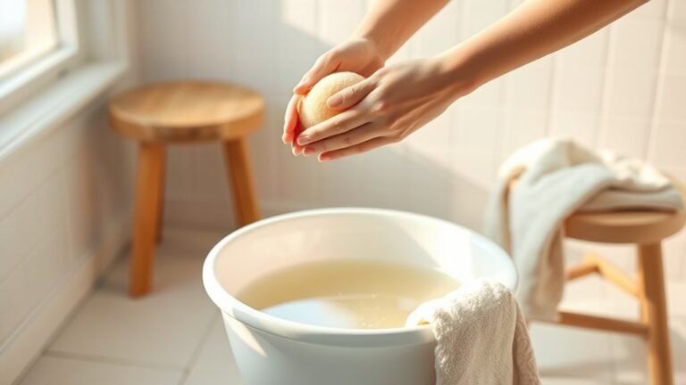 sponge bath instructions provided