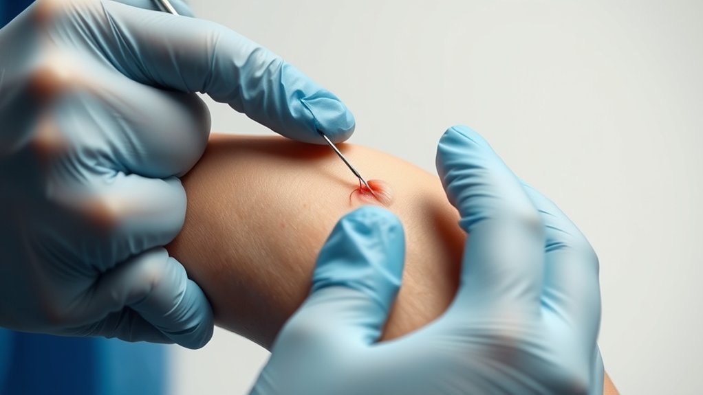 stitches require proper care