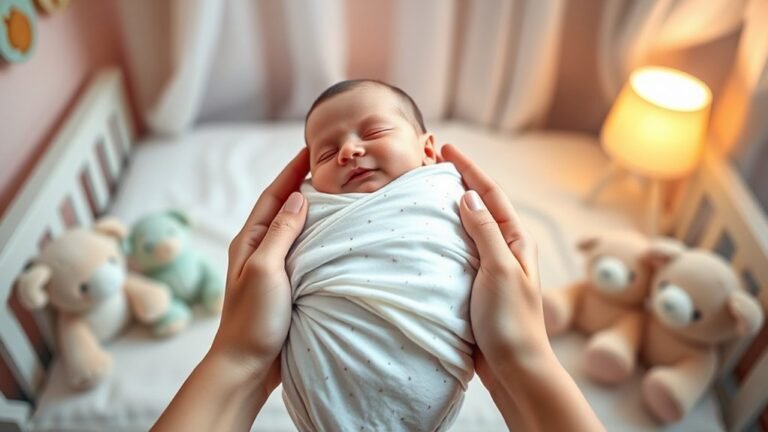 swaddling baby step guide