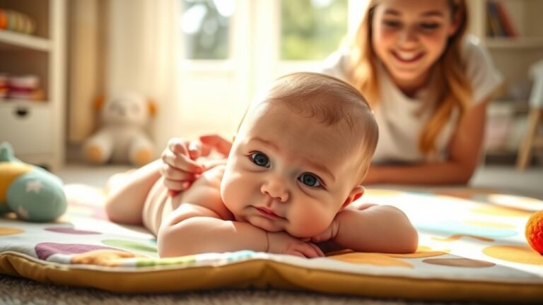 tummy time promotes development