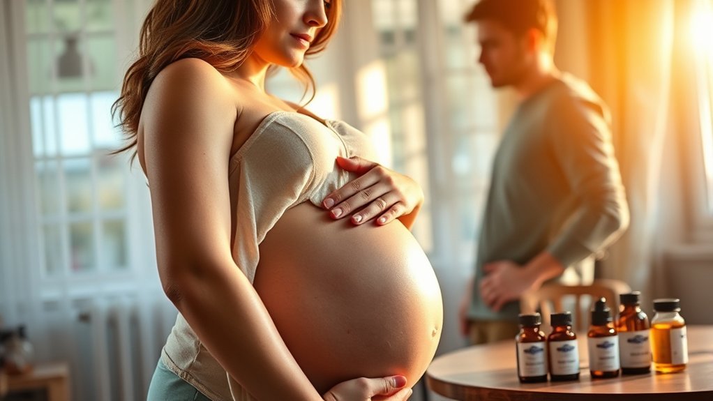 twin pregnancy hormonal effects