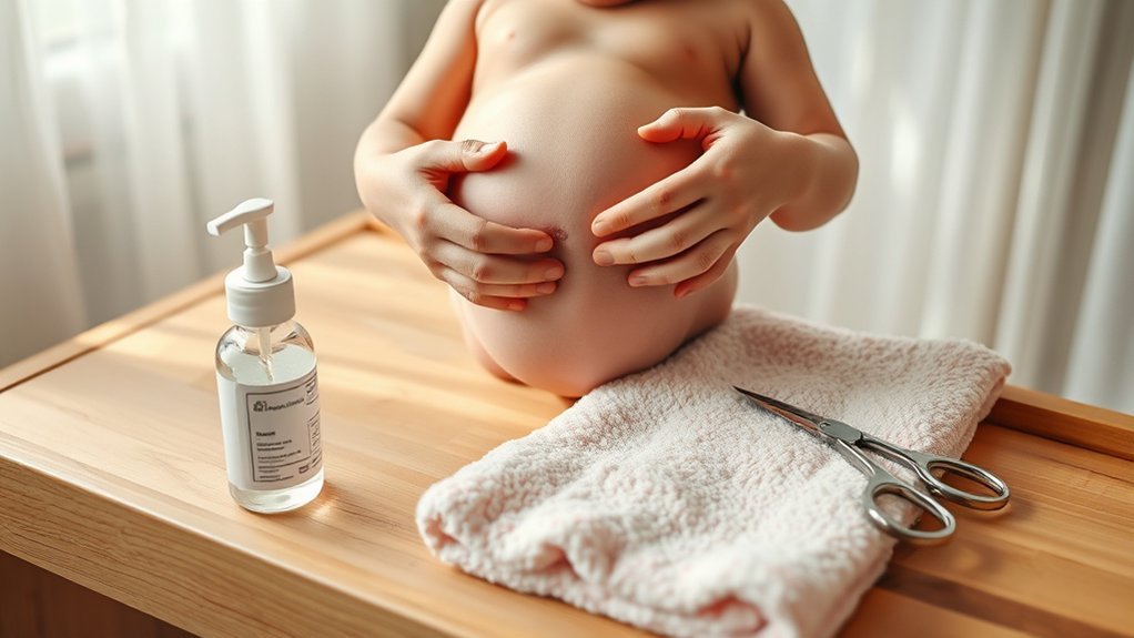 umbilical cord care instructions