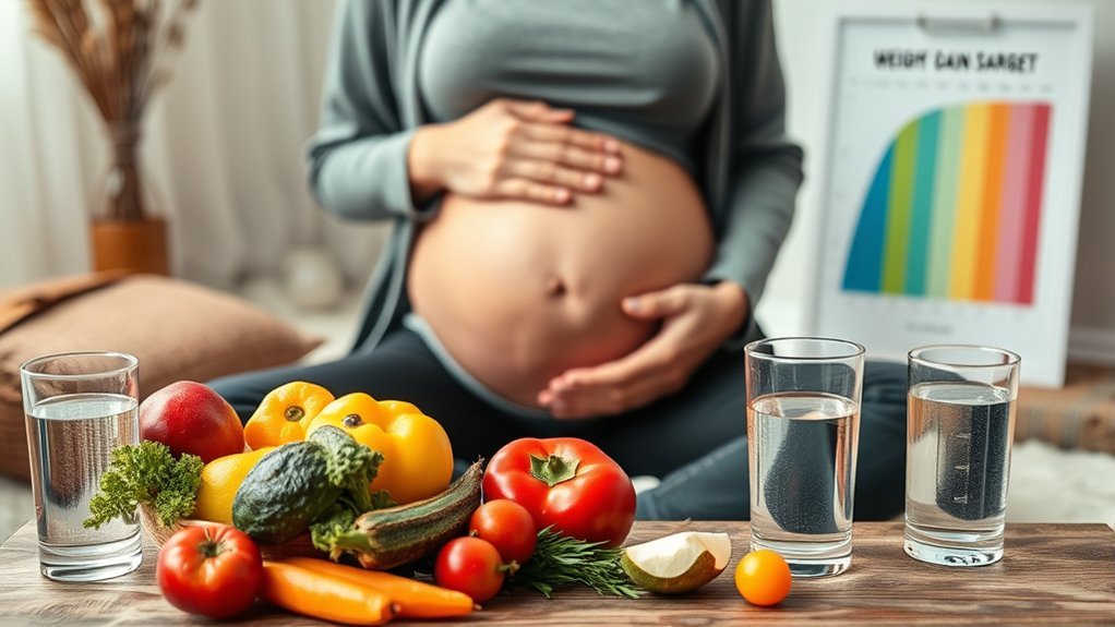 weight gain targets in pregnancy