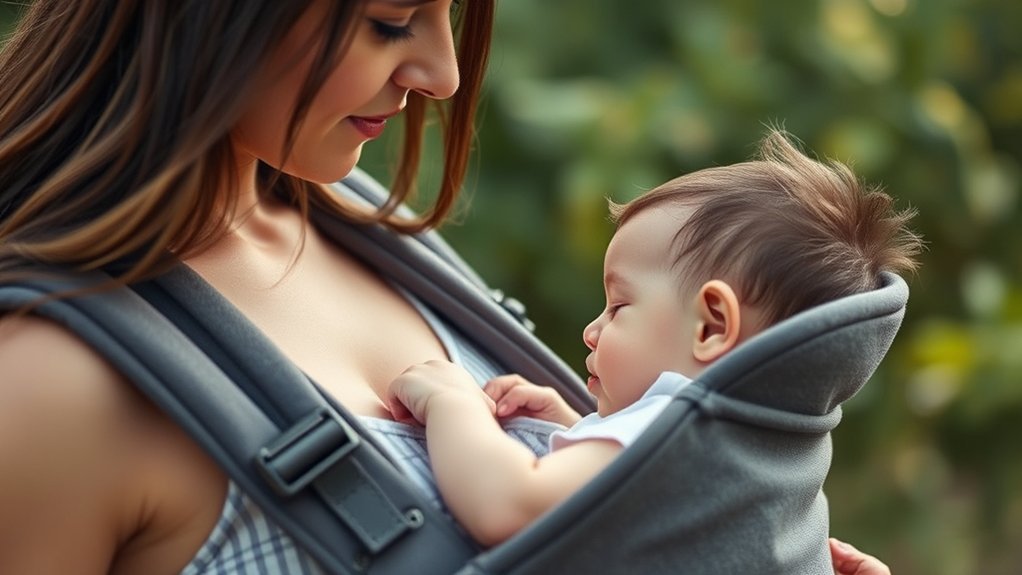 breastfeeding while using carriers