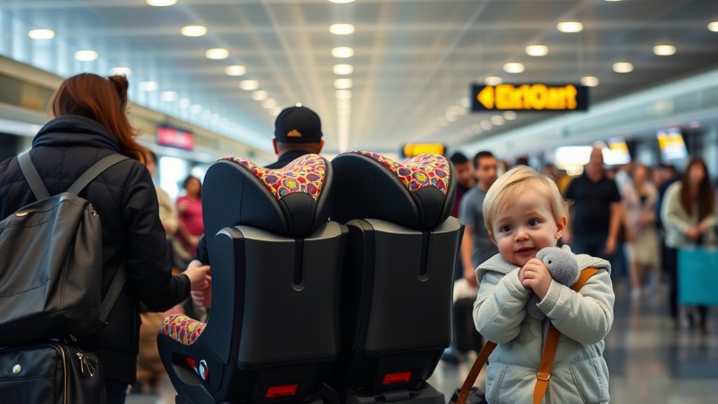 car seats on airplanes