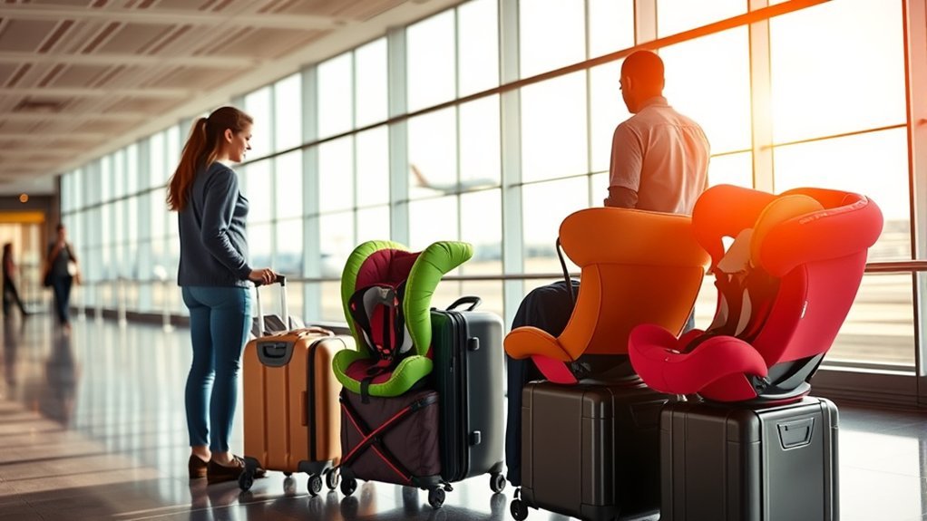 car seats on airplanes