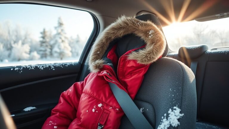 coat safety in car seats