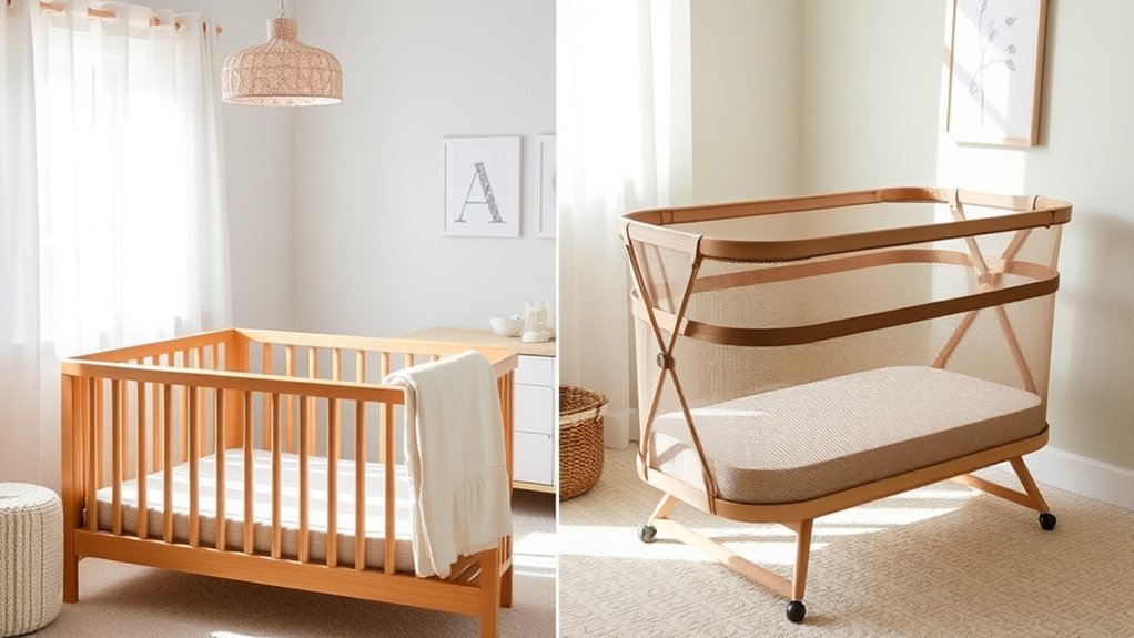 crib and bassinet comparison
