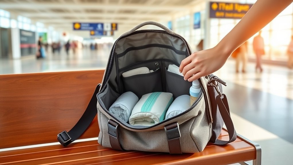 diaper bag travel tips