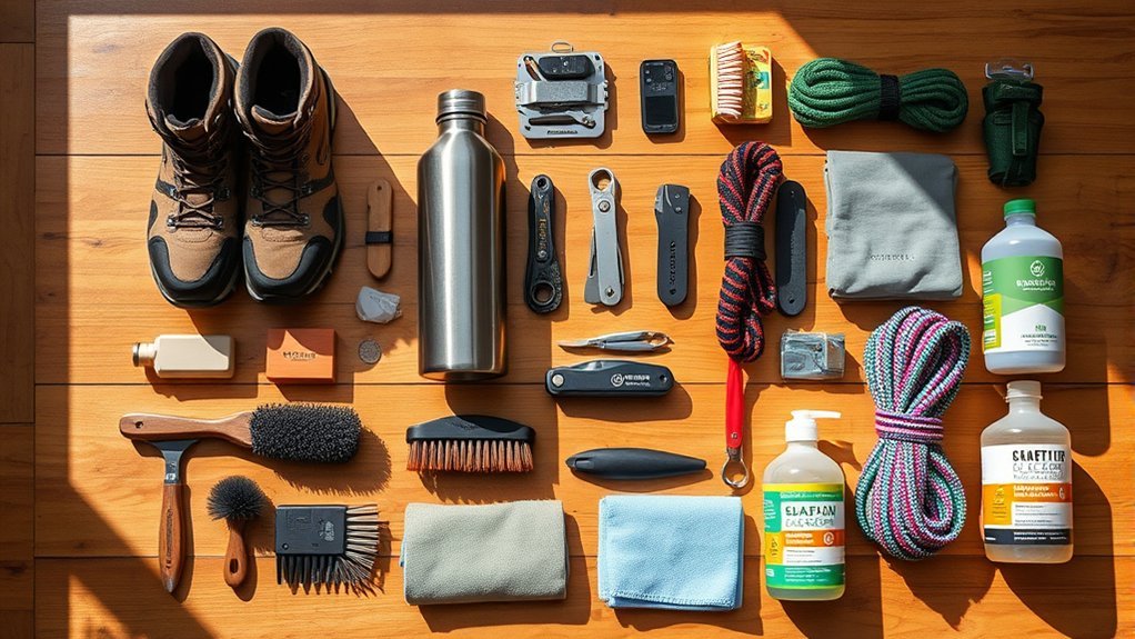 gear cleaning instructions provided