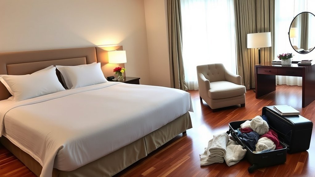 hotel room preparation guidelines