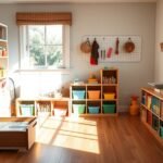 organized space for families