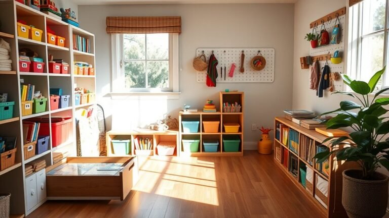 organized space for families