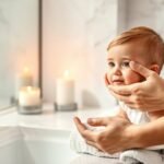 parenting and skincare balance