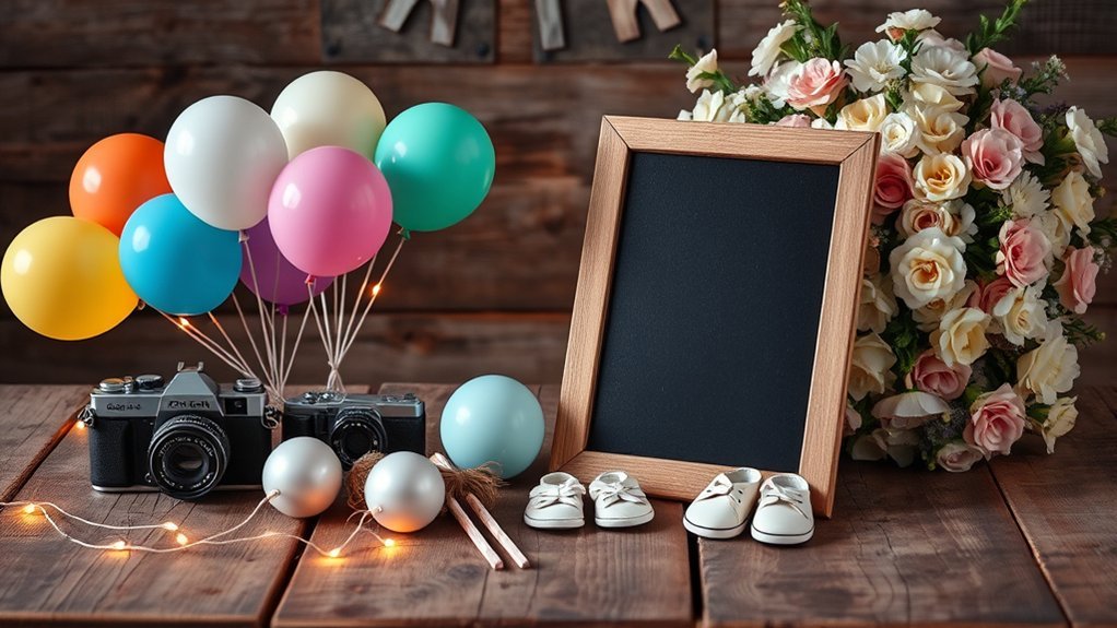 photo announcement prop ideas